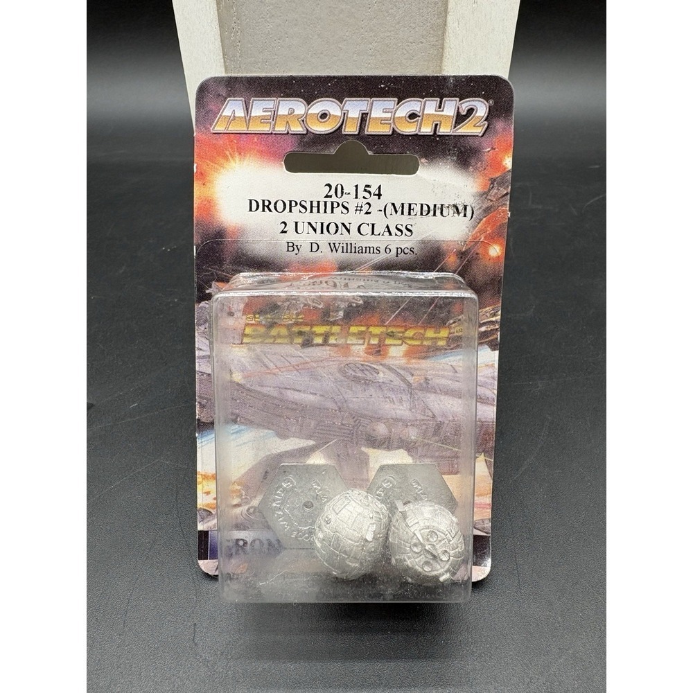 AeroTech 2 Dropships #2 Union Class 20-154 New Old Stock Sealed 6pc‎